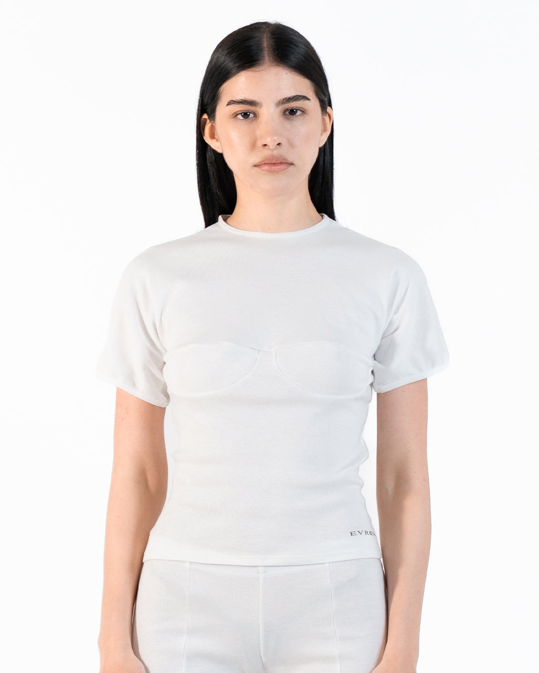 BRA T-SHIRT IN WHITE