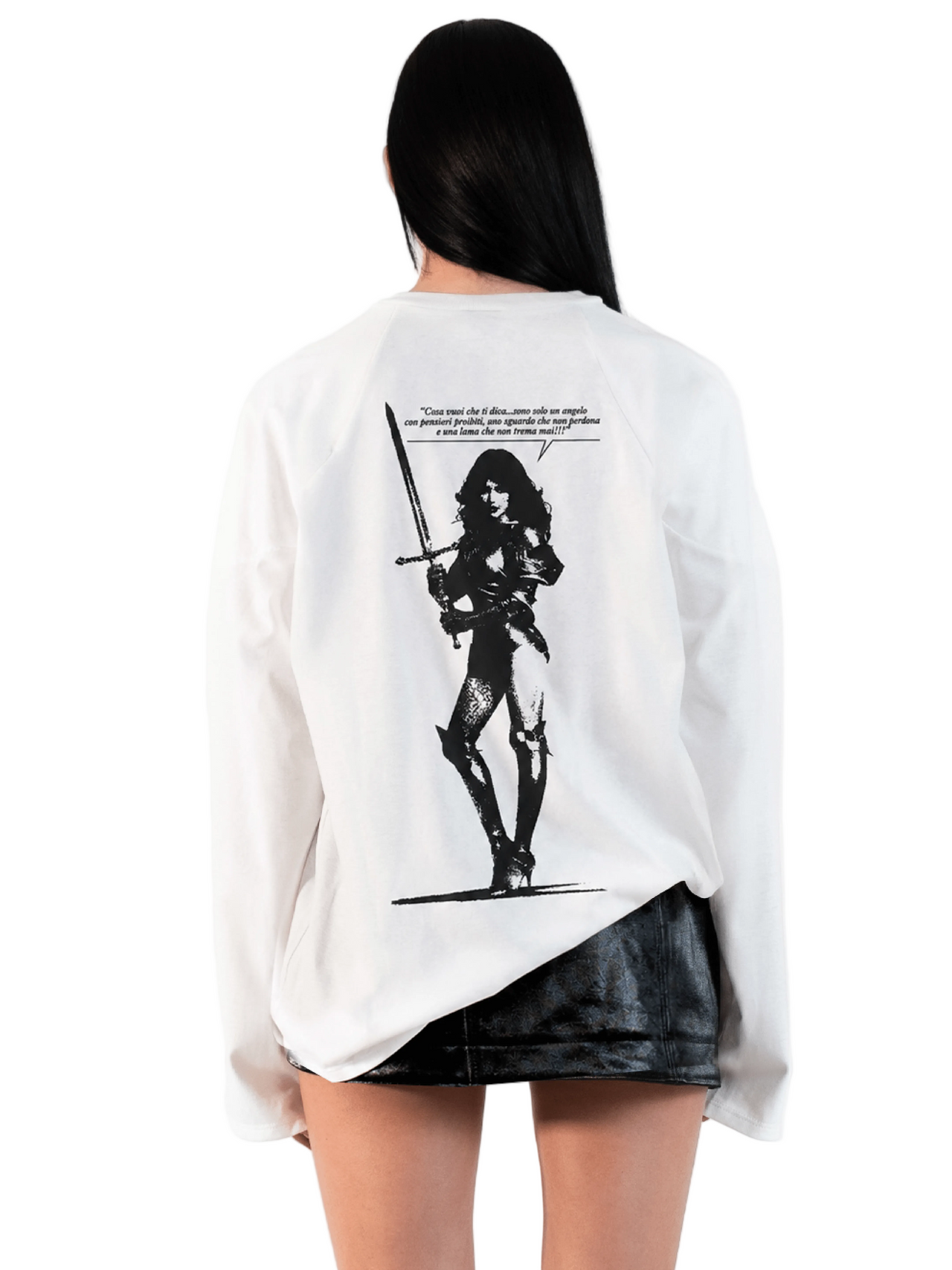 EXTRALARGE LONGSLEEVE IN WHITE
