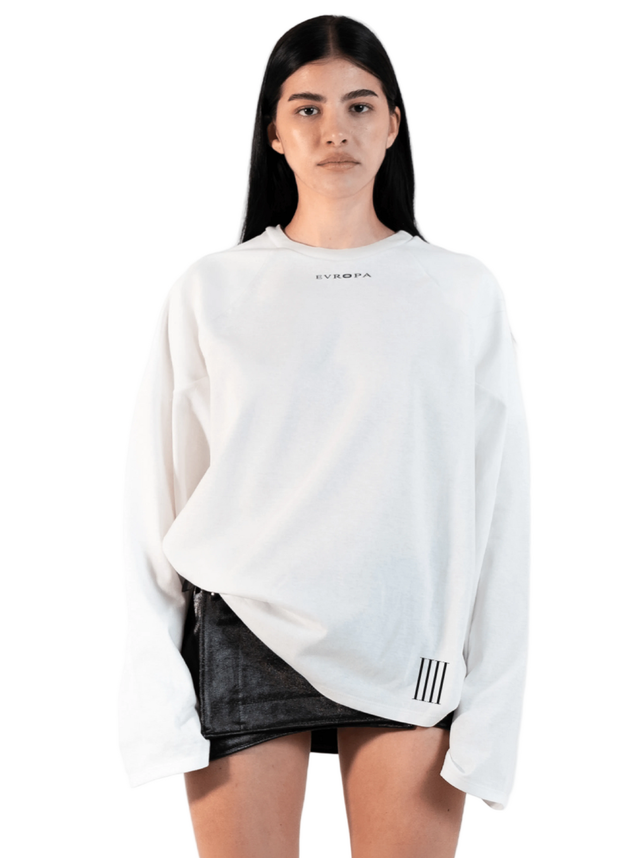 EXTRALARGE LONGSLEEVE IN WHITE