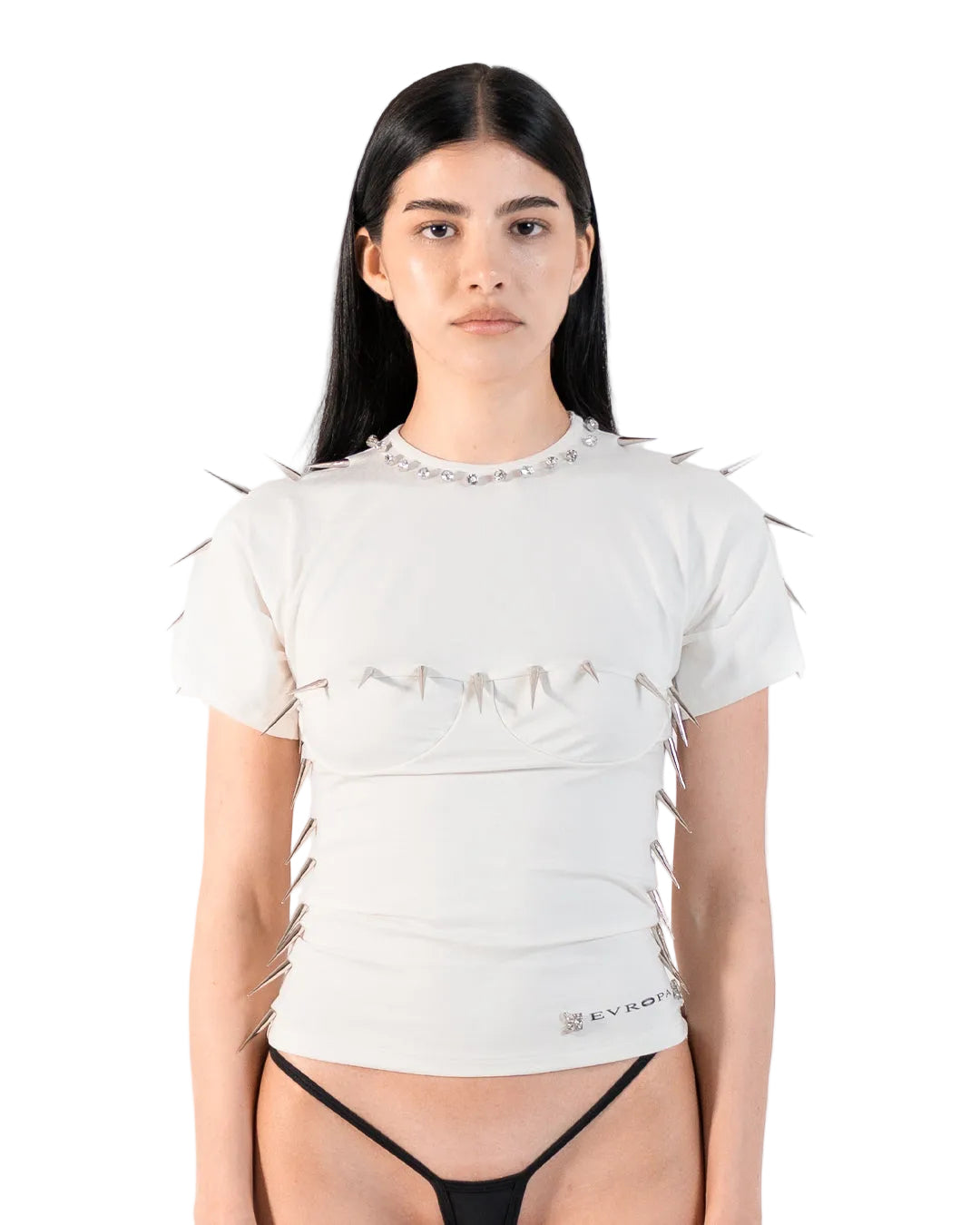 CRYSTAL BRA T-SHIRT