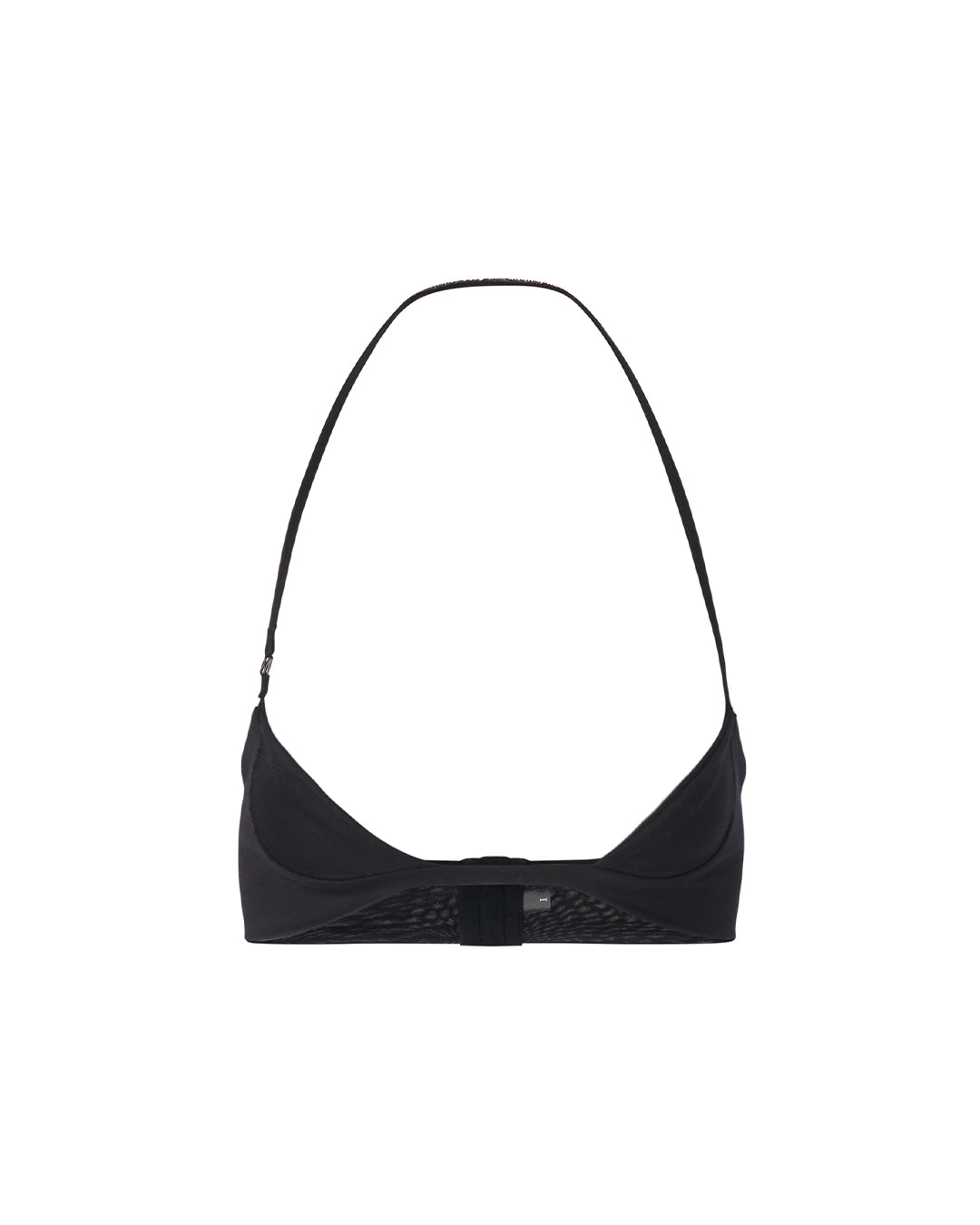CUTOUT BALCONETTE IN BLACK