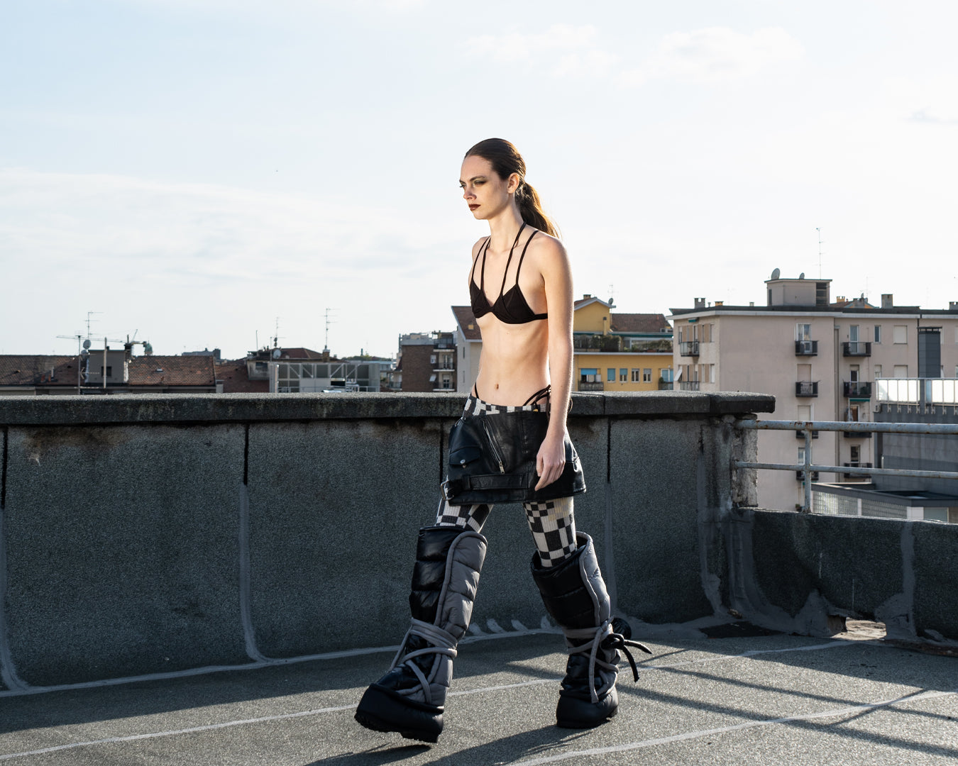 PAP MAGAZINE | Giovanni Borgia, Antonio Dajani, Typhaine Porta, Luna Casey, Lisa Tufo, Eva Charriere FO/V | "ROOF WITH A VIEW"