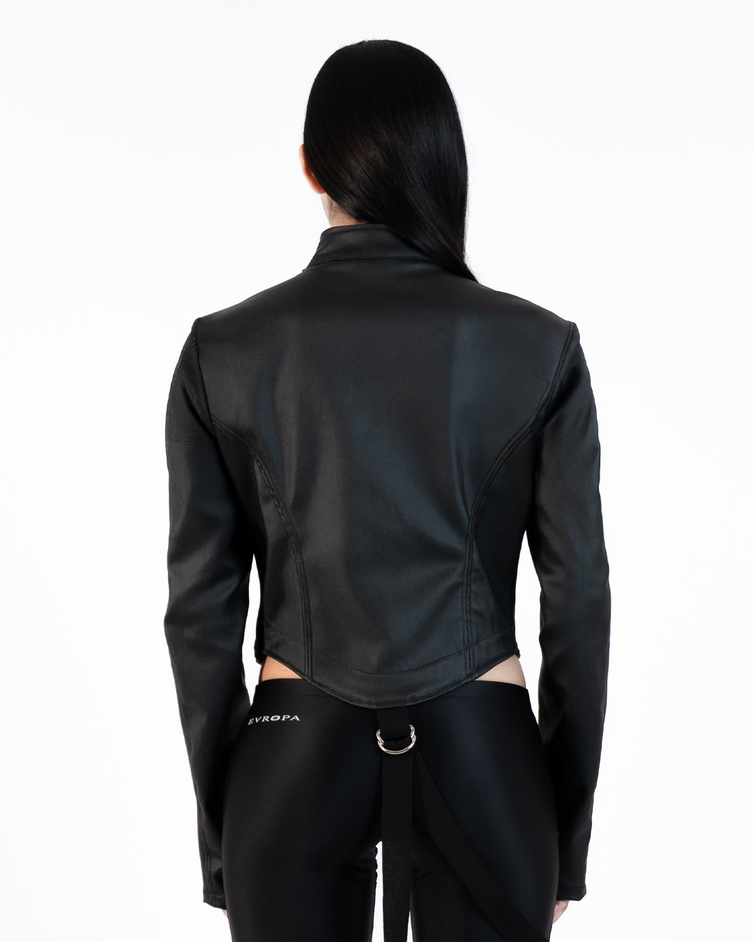 FENCING JACKET IN BLACK