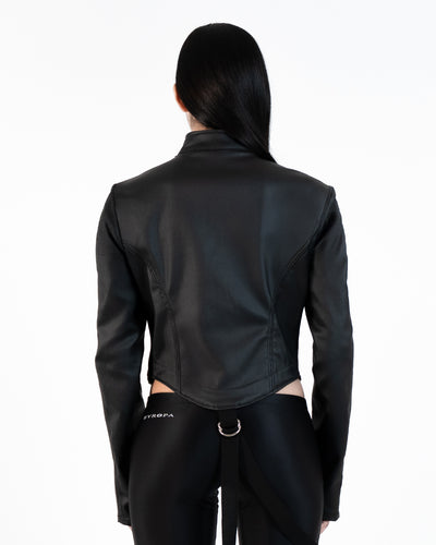 FENCING JACKET IN BLACK