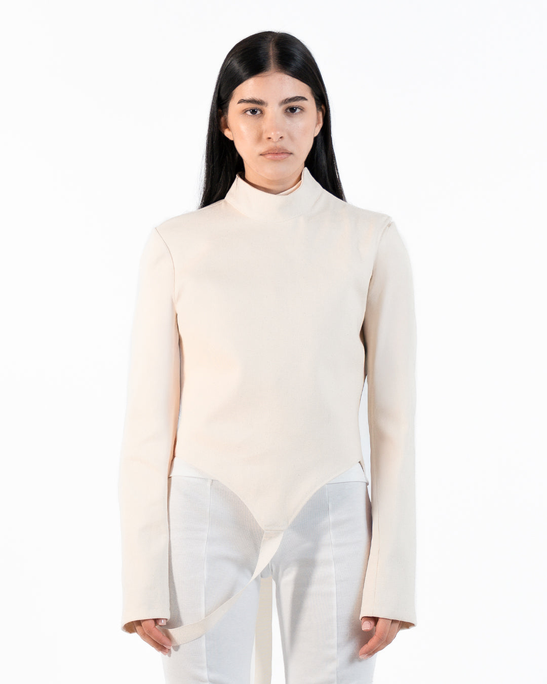 FENCING JACKET IN WHITE