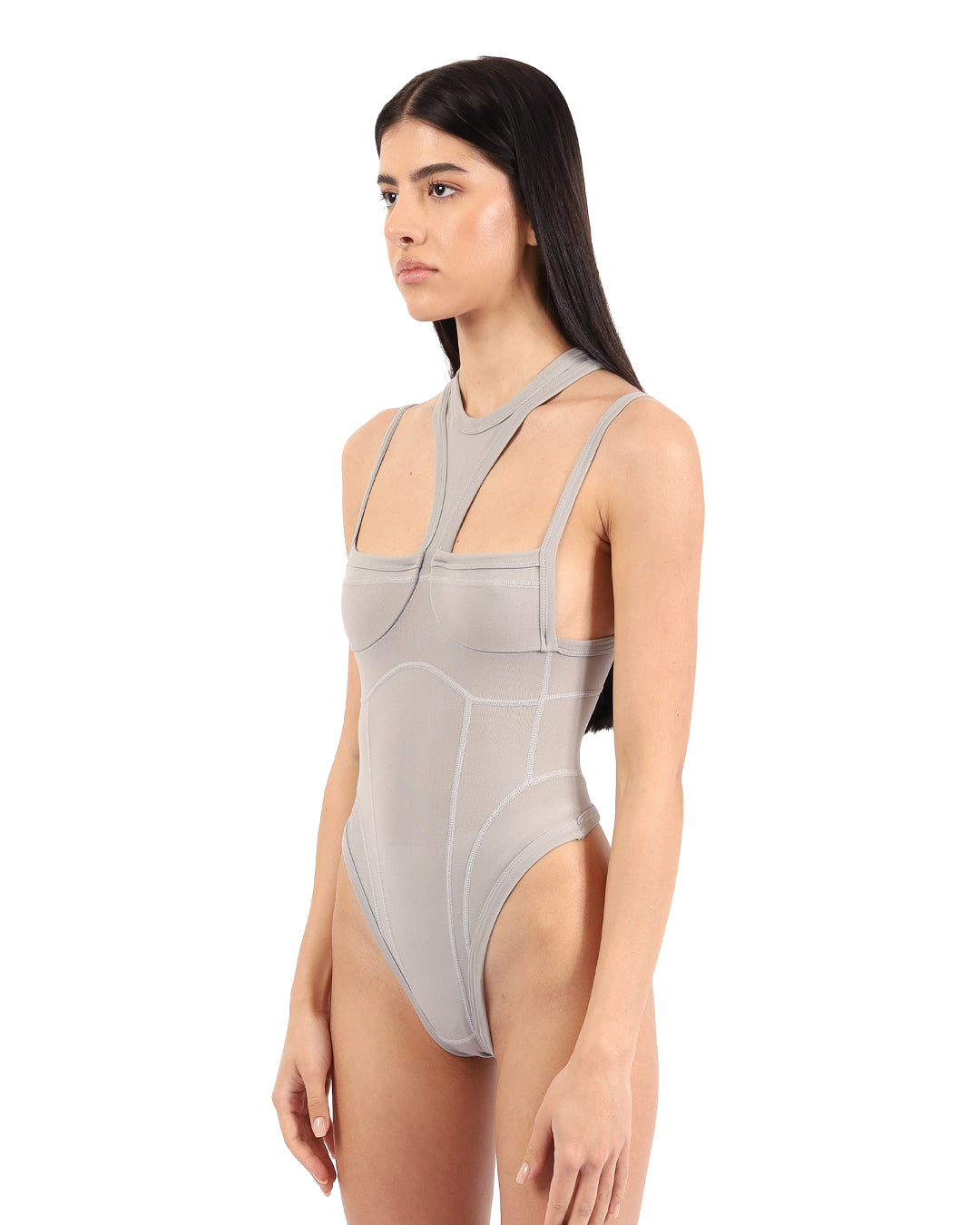 TRIKINI BODY IN LIGHT IRON