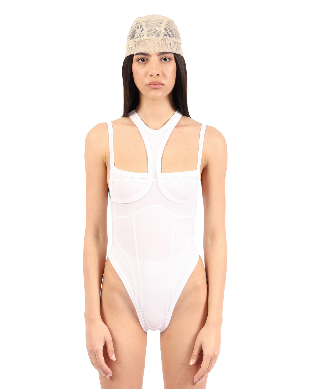 TRIKINI BODY IN WHITE