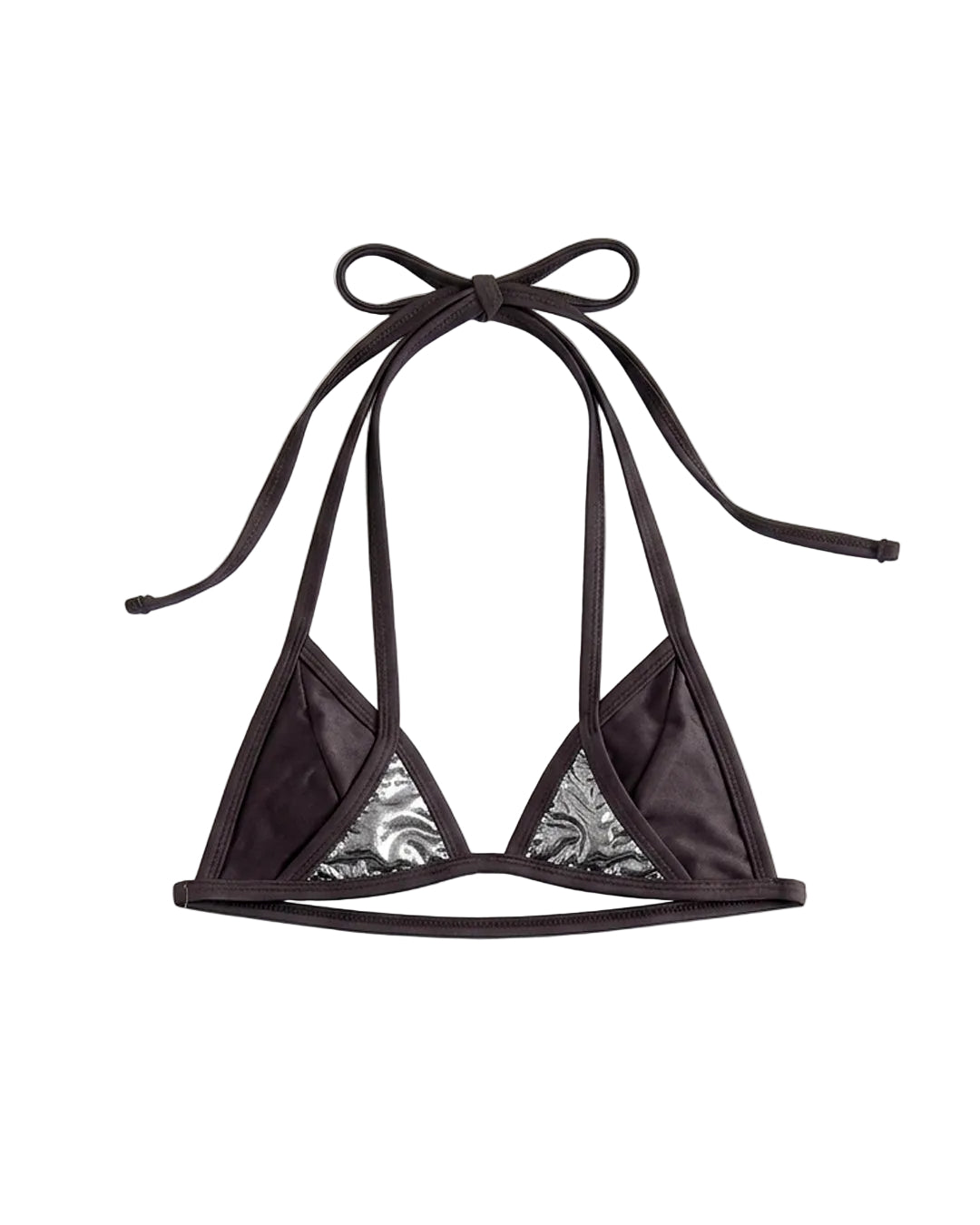 BARE DUAL BIKINI BRA IN EARTH SILVER